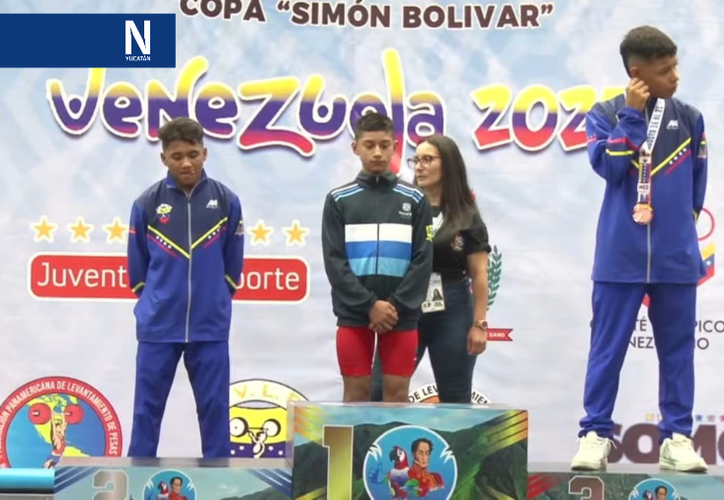 Joven Pesista Yucateco Gana Medallas En Venezuela