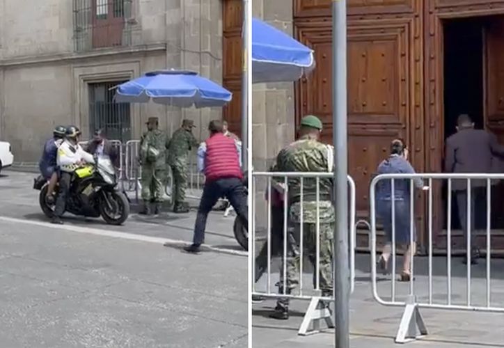 Rosa Icela Rodr Guez Llega En Moto A Palacio Nacional Para Reunirse Con