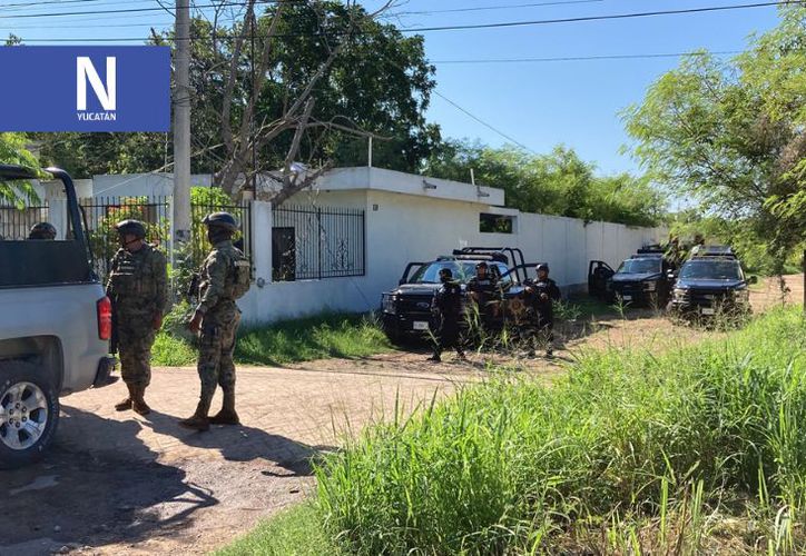 Fuerte operativo antidrogas en Kanasín