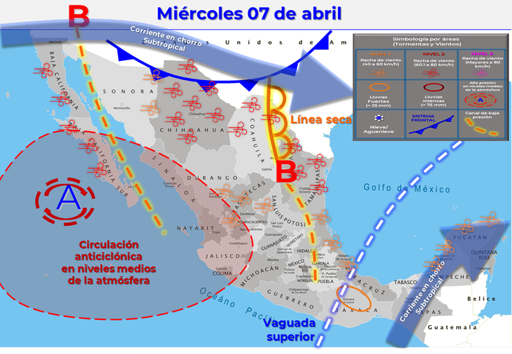 Clima hoy para Cancún y Quintana Roo 7 de abril de 2021