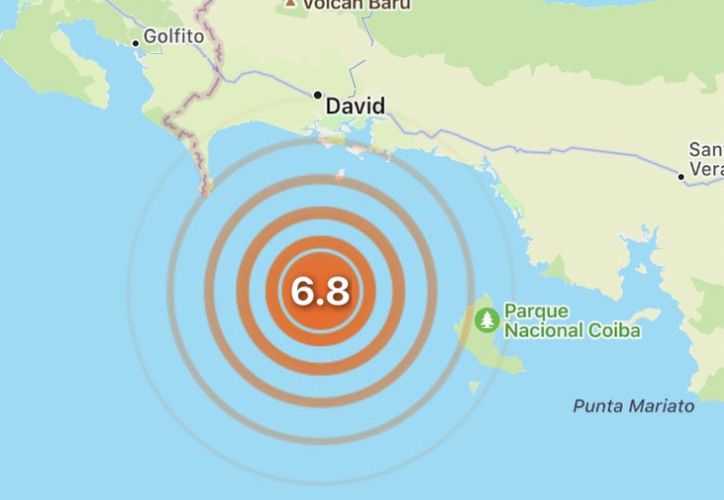 Sismo de 6 8 grados sacude el occidente de Panamá