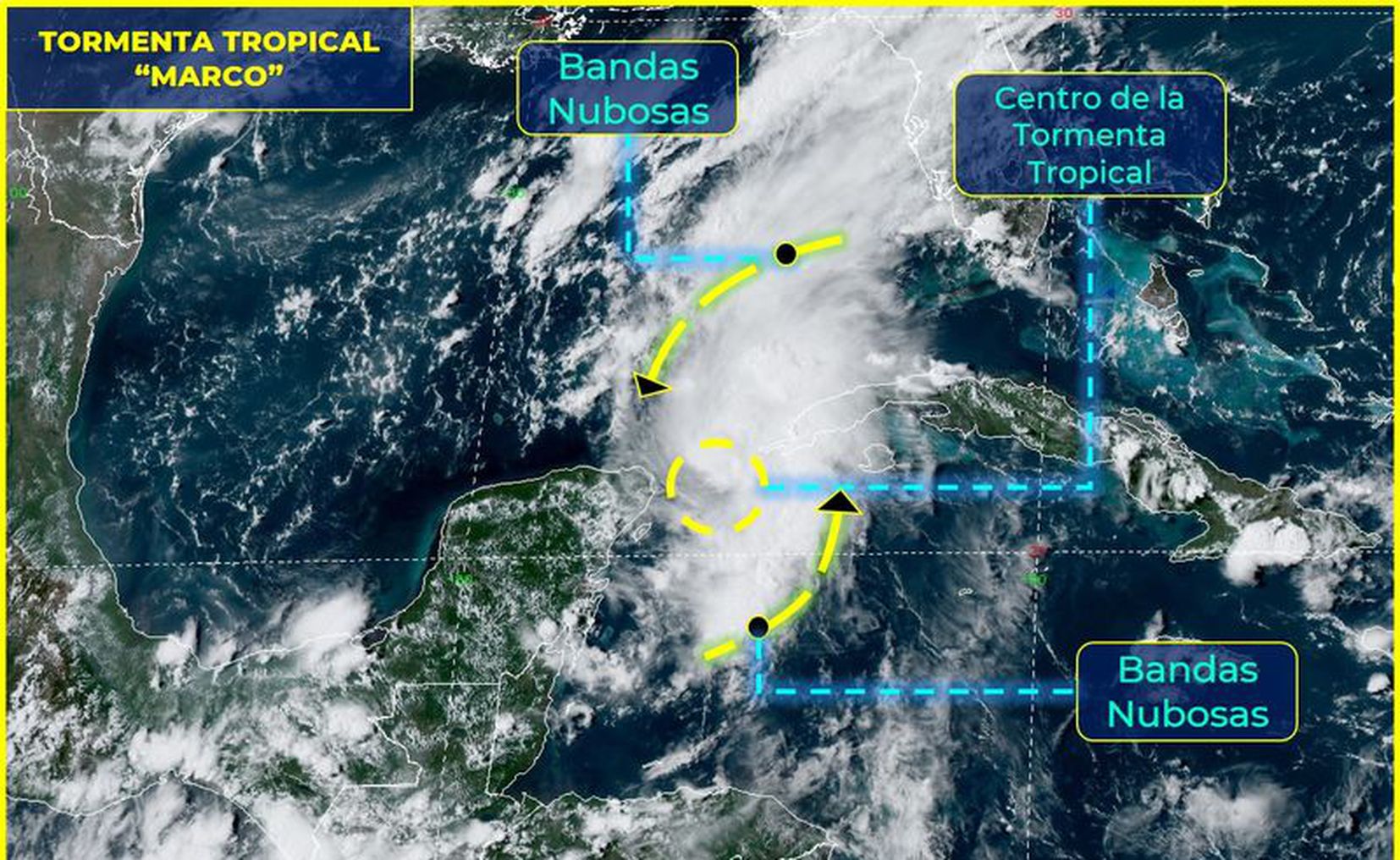 Video As Fue El Paso De La Tormenta Tropical Marco Frente A La