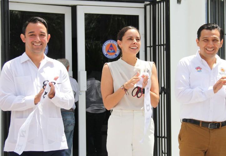 Ana Paty Peralta inaugura las nuevas oficinas de Protección Civil en Cancún