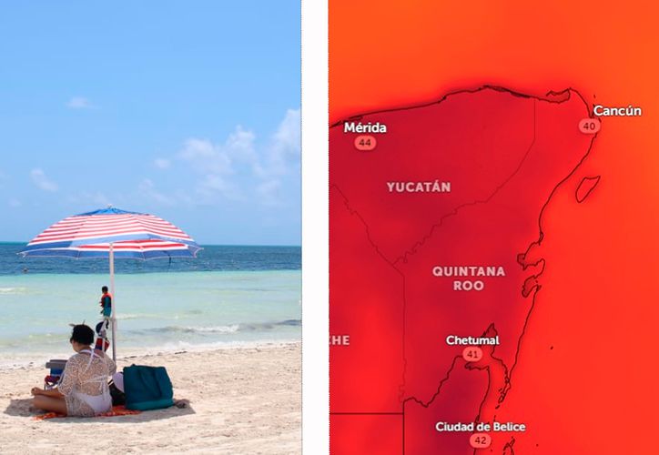 Quintana Roo sensación térmica llega a 40 grados por ola de calor