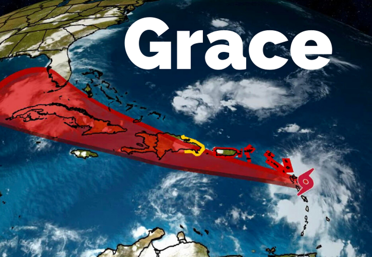 Tormenta tropical Grace podría azotar Haití se desplaza rumbo a Florida