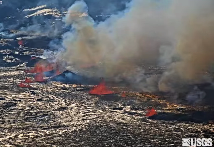 Volcán Kilauea entra en erupción por tercera vez en 2023