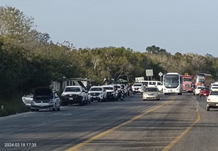 Tren Maya Ejidatarios Liberan Carretera Carrillo Tulum En Quintana Roo