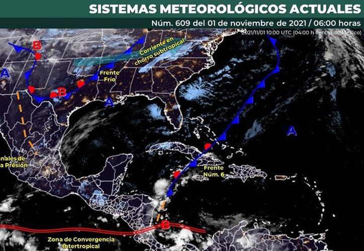 Clima para Cancún y Quintana Roo este 01 de noviembre de 2021