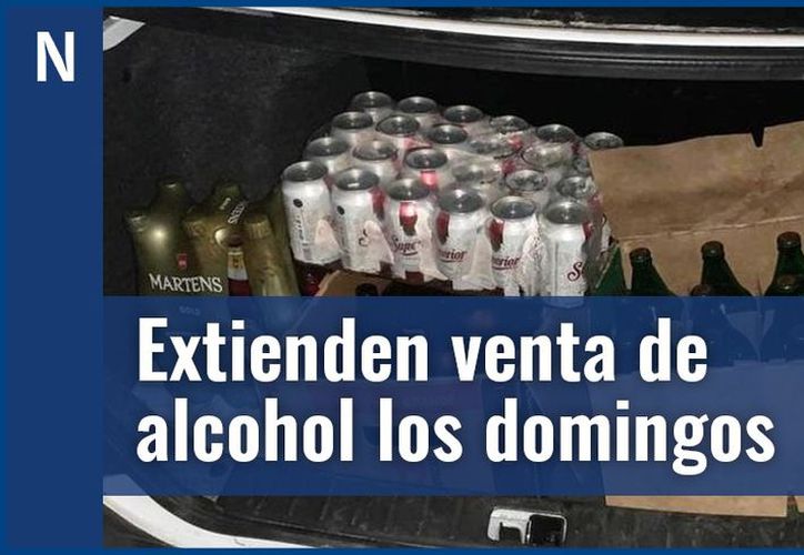 Yucatán Amplían horario de venta de alcohol para los domingos de diciembre