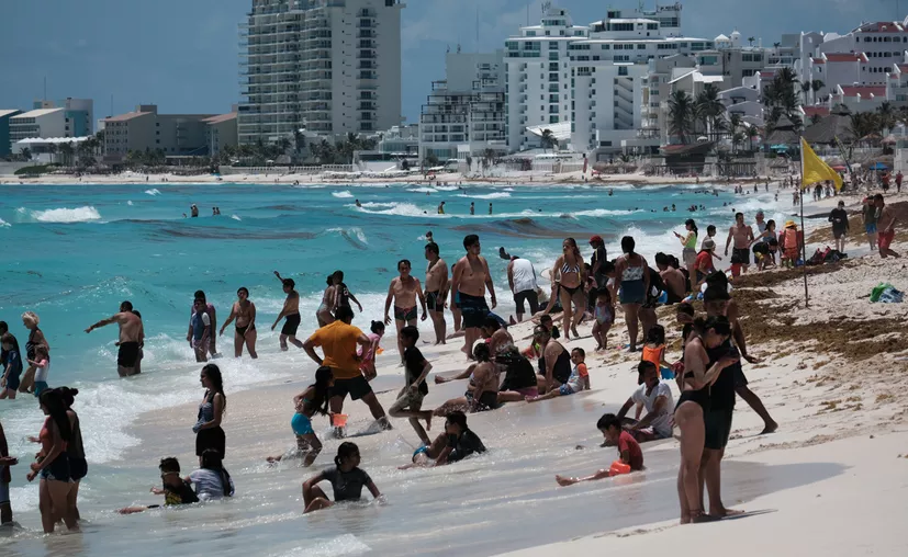 Hoteles de Quintana Roo recuperan turistas. (Foto: Edgar Balam)
