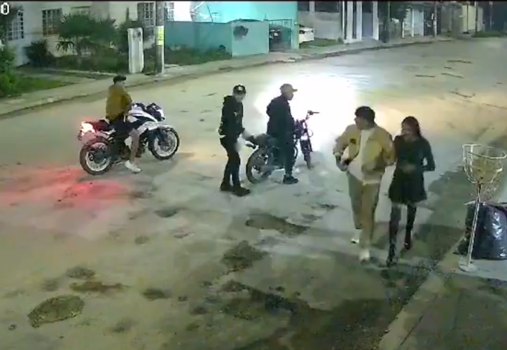 ¡atracan Tres En Dos Motos Captan ‘modus Operandi De Asaltantes En