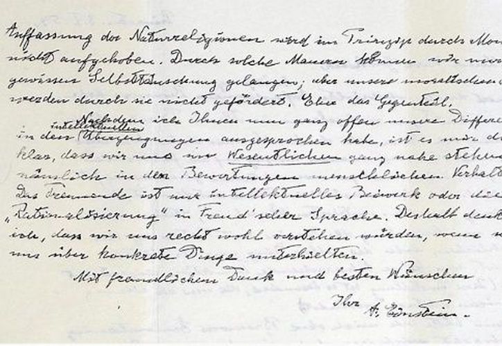 Carta de Einstein niega la existencia de Dios  Noticias 