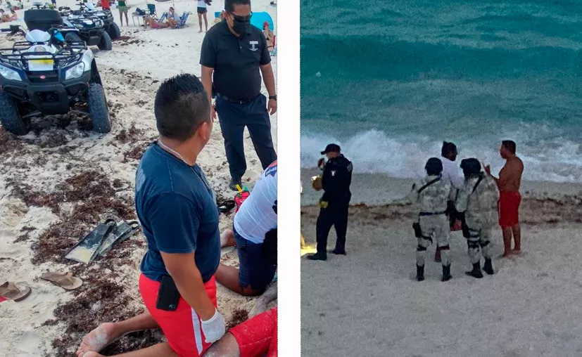 Semana Santa: Mueren dos bañistas en las playas de Cancún. (Foto: SIPSE)