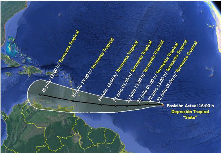 Preven Se Forme Tormenta Tropical En El Atlantico En La Madrugada