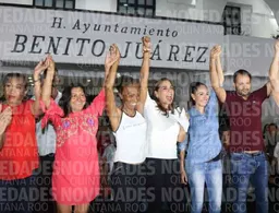 Mara Lezama celebra el triunfo de AMLO
