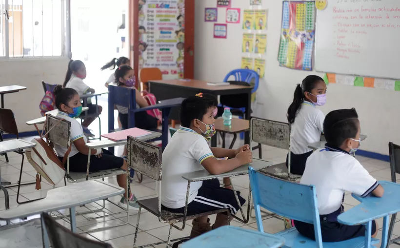 Quintana Roo no adelantará fin del ciclo escolar… por ahora. (Foto: Edgar Balam)