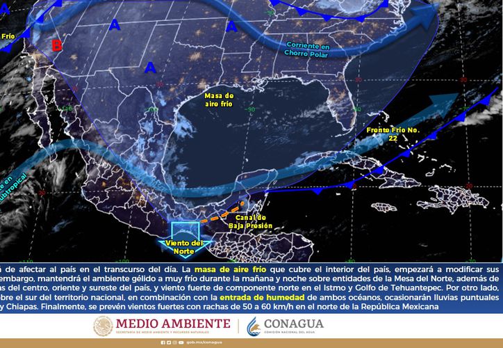 Clima hoy para Cancún y Quintana Roo 22 de diciembre de 2020