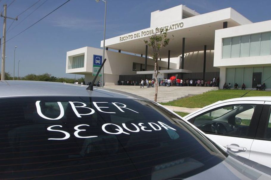 Comienzan los problemas de Uber en Mérida