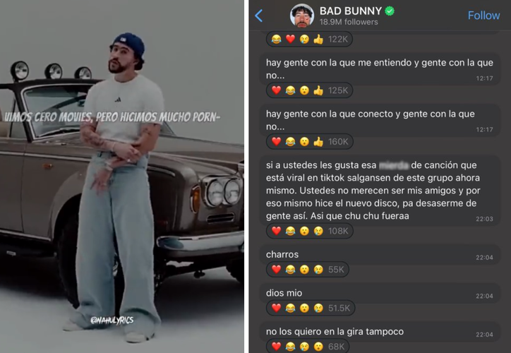 Bad Bunny Enfurece Tras éxito De Canción Creada Por Ia En Tiktok 1558