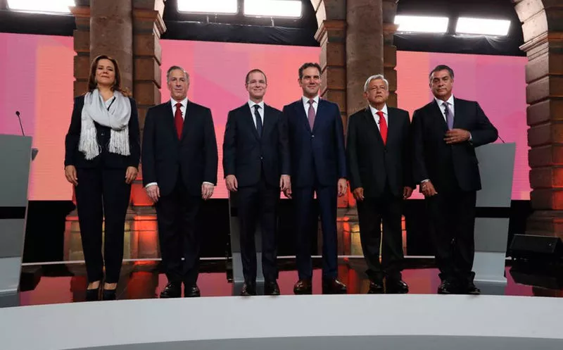 A las 20:00 horas inició el primer debate de los cinco candidatos a la Presidencia de México. (Notimex)