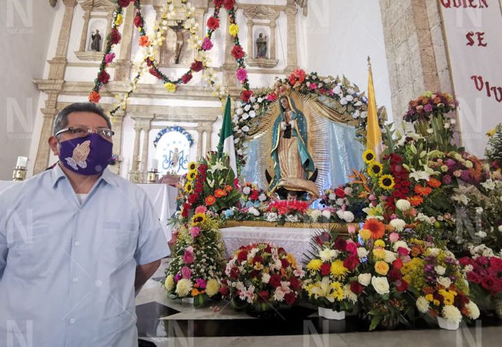 Yucatán: viernes 11 y sábado 12 la iglesia de San Cristóbal permanecerá  cerrada; piden celebrar a la Guadalupana desde casa