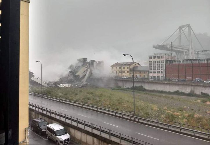 ¡Tragedia en Italia! Se derrumba viaducto hay más de 20 muertos