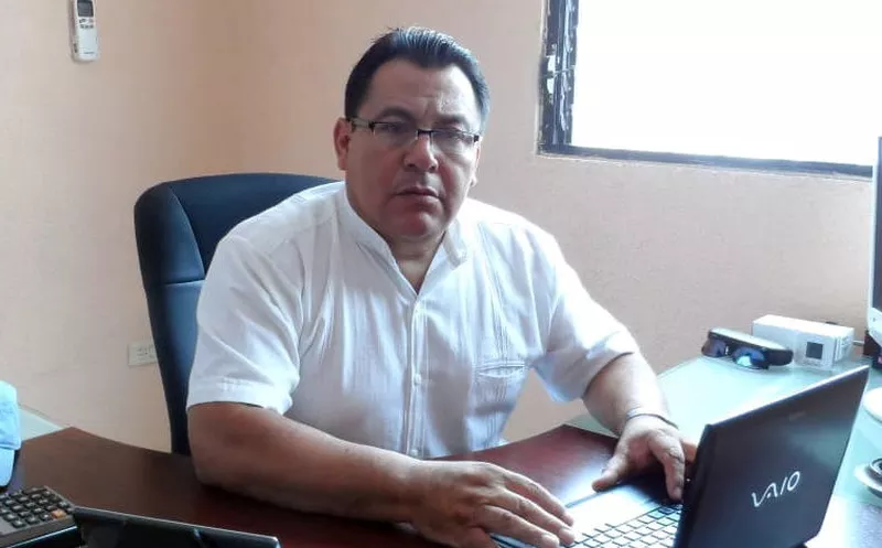 Esteban Rafful Quiñonez, dirigente municipal del PES. (Milenio Novedades)