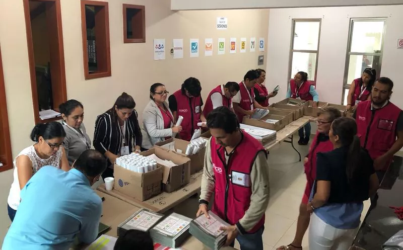 A partir del 23 de junio dará inicio la distribución  de paquetes electorales a los presidentes de las mesas directivas de casilla. (Joel Zamora/SIPSE)