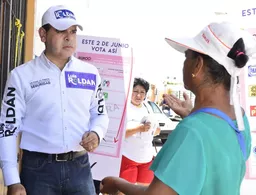 Luis Roldán pide a vecinos analizar bien su voto