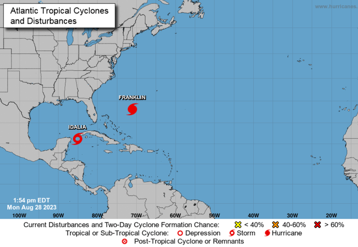 Tormenta 'Idalia' amenaza a Cuba y Florida; prevén evolución a huracán