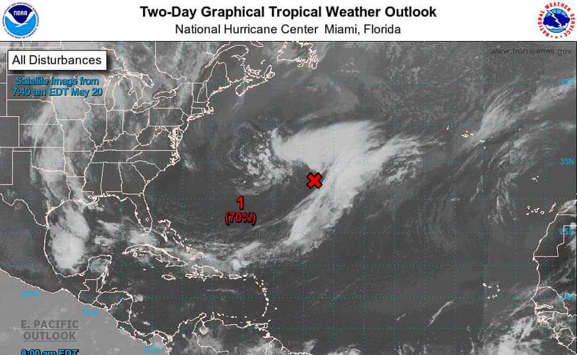 Se pronosticaron lluvias fuertes para el estado de Quintana Roo. (Foto: NOAA)