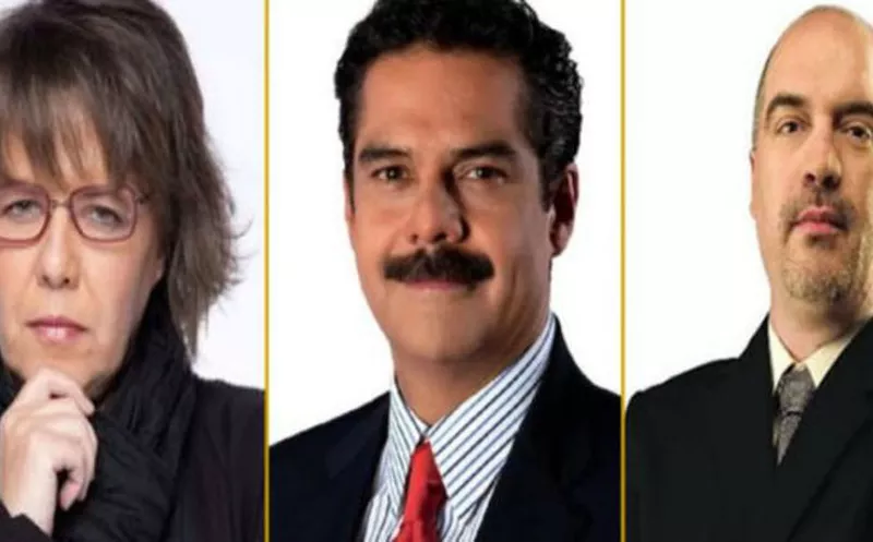 Gabriela Warkentin, Javier Alatorre y Carlos Puig serán los moderadores para el tercer debate presidencial. (Foto: Proceso)