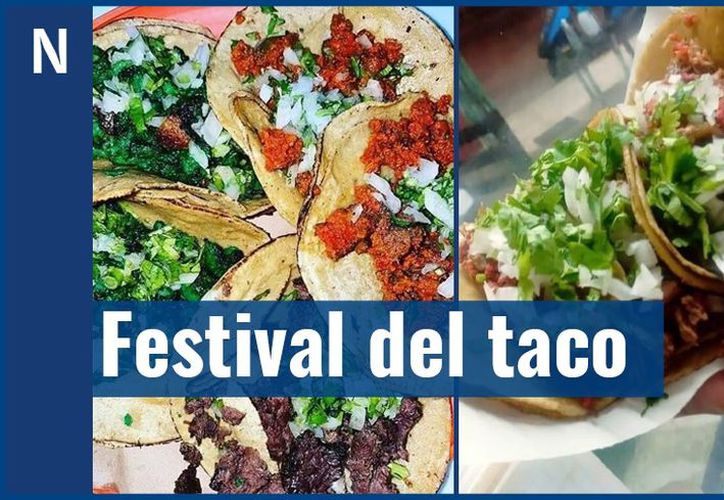 Deliciosos platillos en el Festival del Taco de Mérida