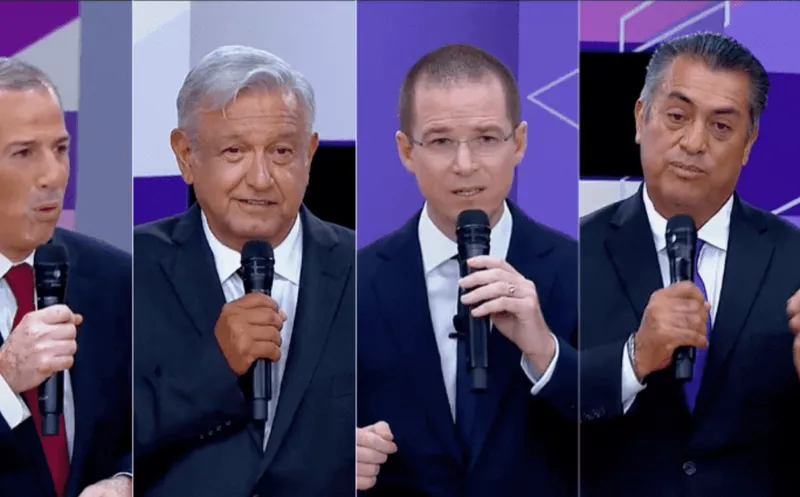 Candidatos por la presidencia de México.