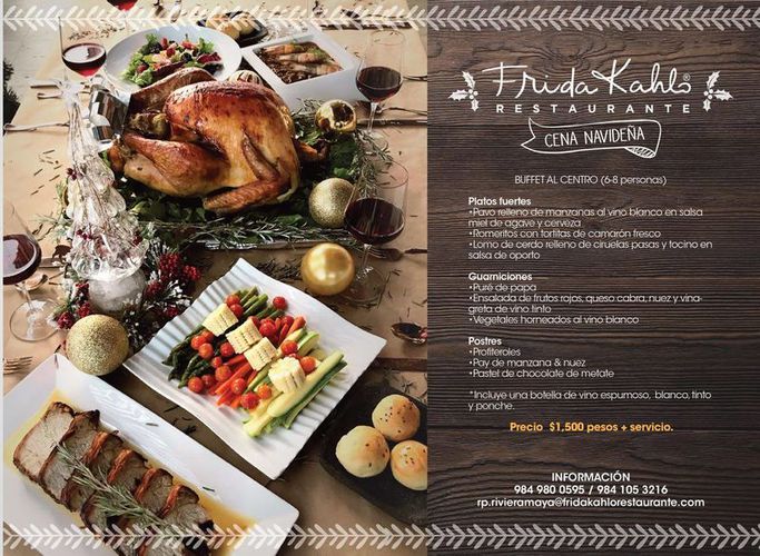 Restaurantes que ofrecen cena navideña en Playa del Carmen 