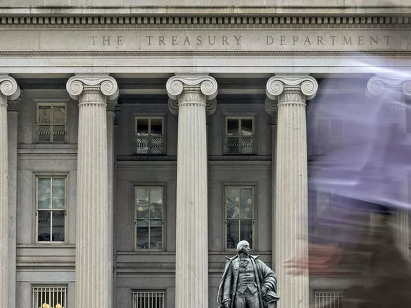 U.S. Treasury building. The investigation are still ongoing.