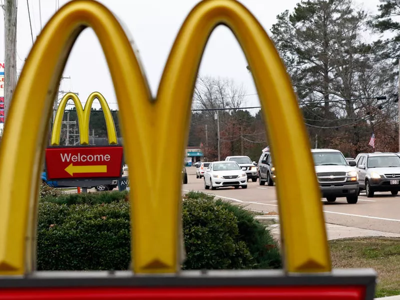 McDonald’s Restaurant in Brandon, Misisipi. McDonald’s Corp. reports earnings.