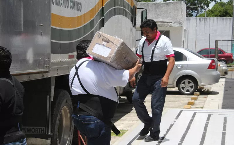 El INE prevé que el material sea trasladado en cuatro camiones, que llegarán al estado por la ruta de Campeche. (Joel Zamora/SIPSE)