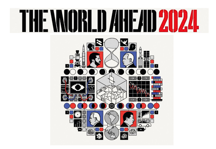 Predicciones para el ‘Mundo en 2024’ Claudia Sheinbaum destaca en la