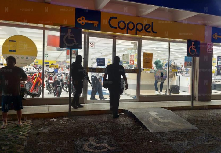 Asaltan Coppel en Cancún: se llevaron una de las cajas registradoras