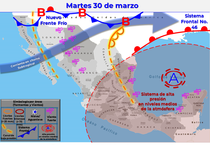 Clima hoy para Cancún y Quintana Roo 30 de marzo de 2021