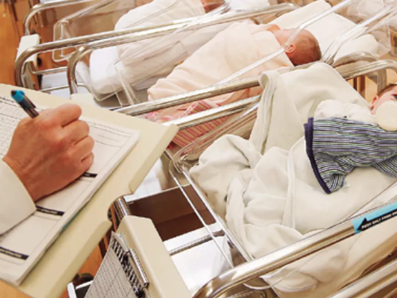 This file photo shows newborn babies in the nursery of a postpartum recovery center in upstate New York. (AP)
