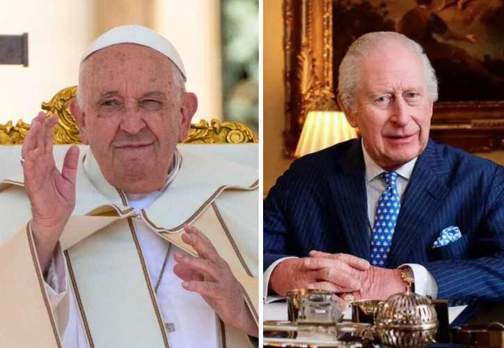 Alistan reunión entre el Papa y el rey Carlos III de Inglaterra