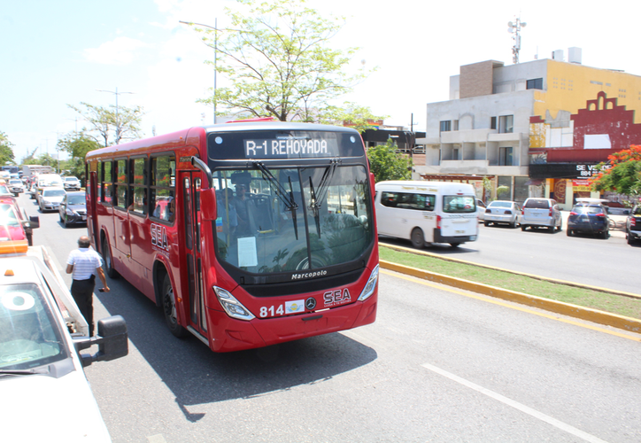Sacan de circulación primeros autobuses de SEA en Cancún