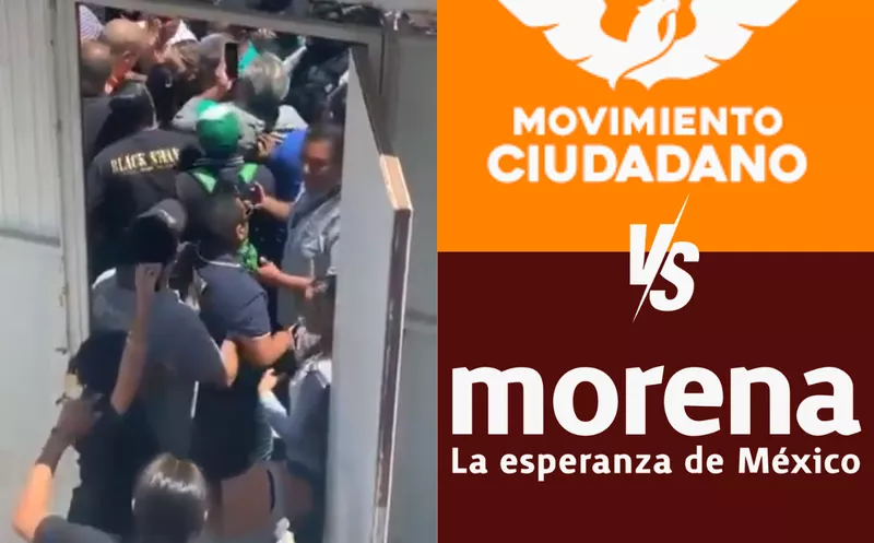 Morena vs. MC denuncian agresiones en inicio de conteo en Jalisco [Foto: Redes Sociales]