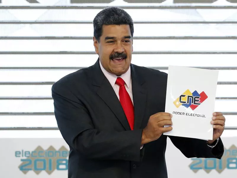 Trump considered Maduro moved Venezuela into a dictatorship. (AP)