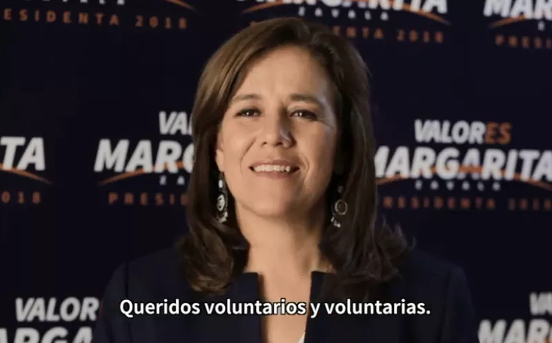 La ex candidata a la Presidencia del País hizo alusión a que ella es la primera mujer que contiende por la vía independiente para este cargo. (Foto: Captura de pantalla).