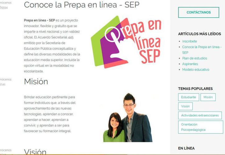 Fecha límite inscripciones Prepa en LíneaSEP Grupo SIPSE