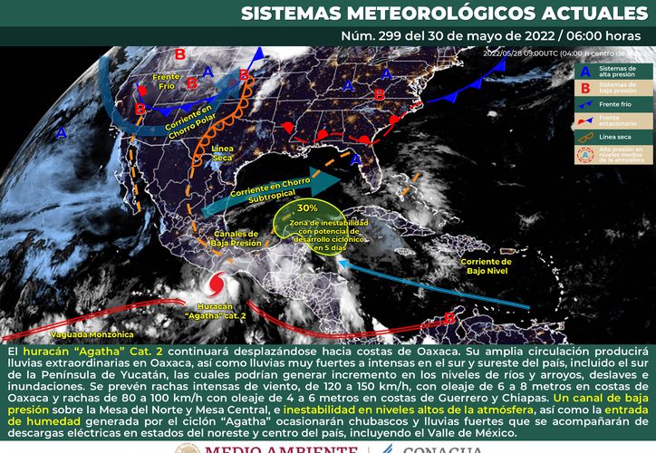 Clima para Cancún y Quintana Roo hoy 30 de mayo del 2022