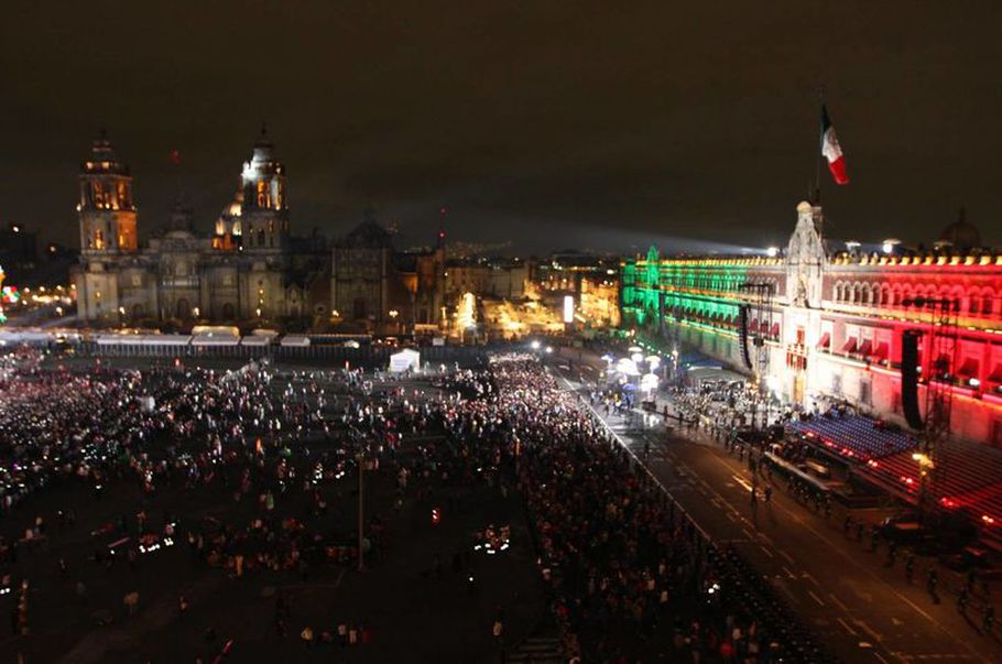 Así Se Vivió El Grito En El Zócalo 9871